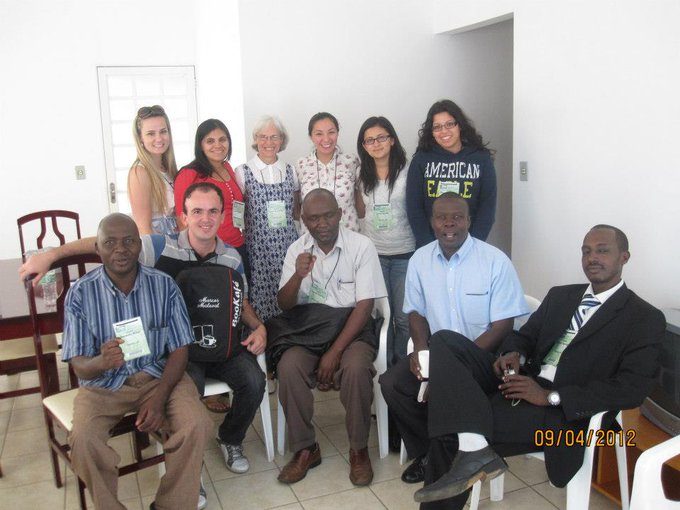 Canadians, Africans and Brazilians enjoying Bible studies
