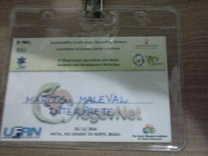 Interpreting 1º Brazil-Israel Agriculture and Water Research and Development Workshop