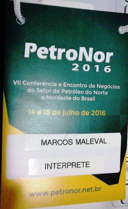 Interpreting a conference on Oil and Gas