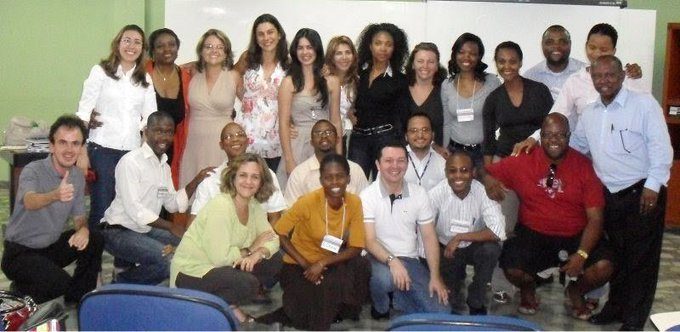 Interpreting a training for South African business people