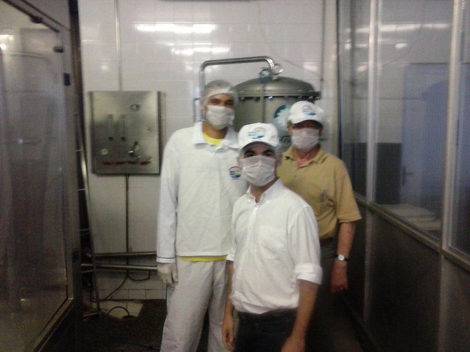 Interpreting in a Mineral Water factory during a carbonation process