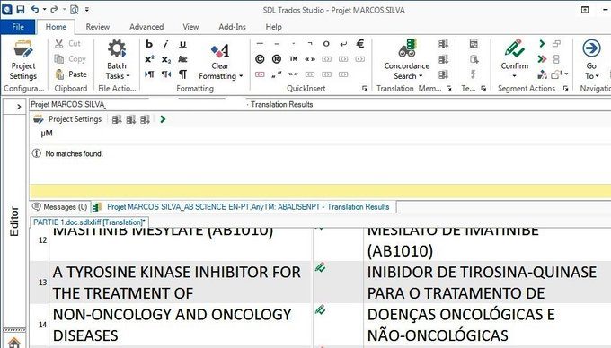 Translating a project on Pharmacology and Pharmacokinetics